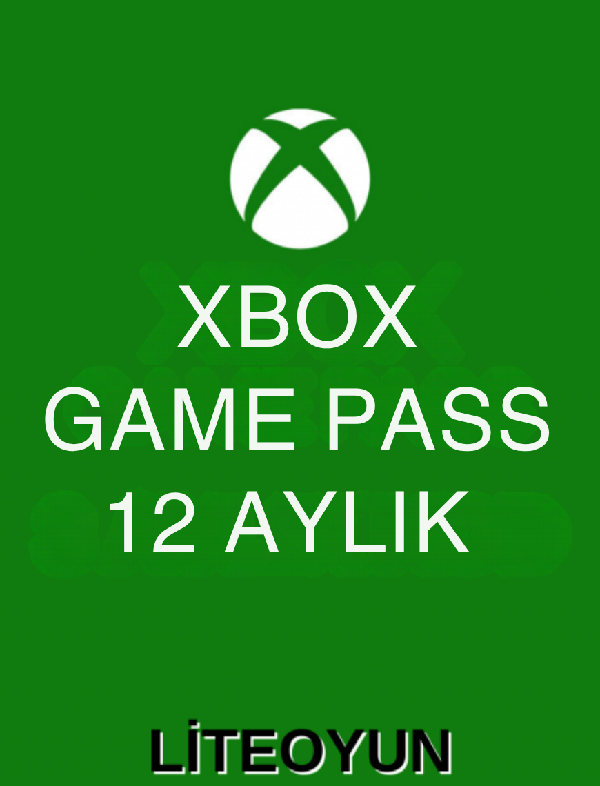 Xbox Game Pass 12 Ay